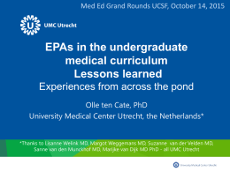 Ten Cate UCFS MedEd GRs October 14 2015x