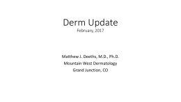 Derm Update - WordPress.com