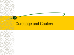 curretage and cautery