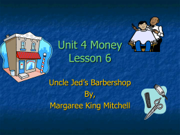 Uncle Jed`s Barbersop - Open Court Resources.com