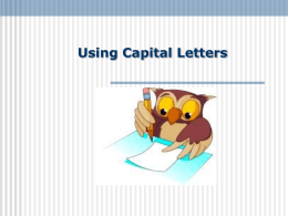 Capital-letters