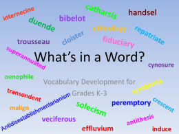 What`s in a Word Coaches` Edition