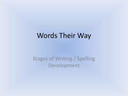Words Their Way - SunsetLiteracy