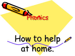 Phonics - St Andrew's C of E Primary School