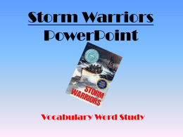 Storm Warriors PowerPoint