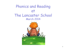 Phonics and Reading at Lowbrook Primary School