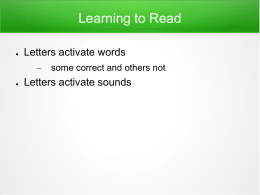 Slides Ch 8 - Department of Linguistics and English Language