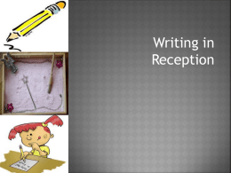 english presentation – writing