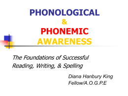 phonemic_awareness dhk - Pat Porter - Orton