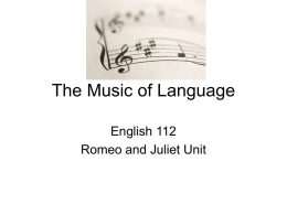 The Music of Language