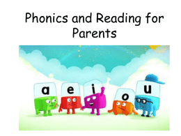 Parents Phonics Presentation