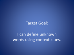 Target Goal - ID Projects
