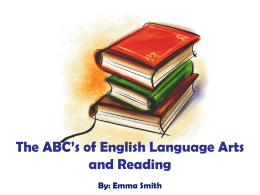 The ABC`s of English Language Arts and Reading - EC-6