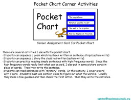 Pocket Chart - Hazelwood School District