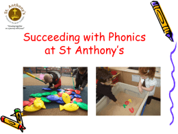 Succeeding with phonics