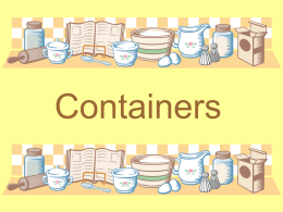 Containers - OER Commons