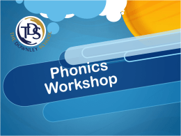 Phonics Workshop PPT