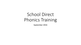 SD phonics 2016x - Clive Haines@rbwm