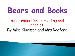 Bears and Books