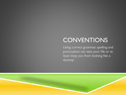 Conventions/Meme Powerpoint