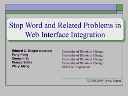 Slides - VLDB 2009