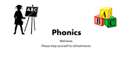 Phonics - Holmbush Primary Academy