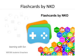 Flashcards by NKO - free app