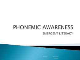 phonemic awareness - jimmytorresecuador