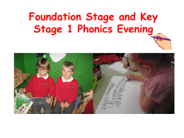 Parent`s Phonics Workshop 01.04.14