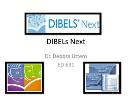 DIBELs Next - rivier.instructure.com.