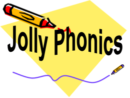 A Phonics presentation for Parents