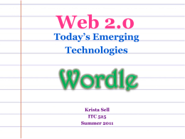 Emerging Technology- Wordlex