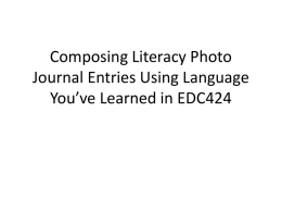 424 Lit Journal Examplesx