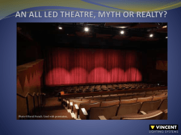 An All LED Theatre - Vincent Lighting Systems
