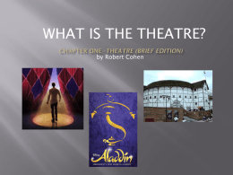 Chapter One--THEATRE (BRIEF EDITION)