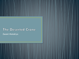 The Deserted Crone