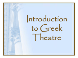 Greek Theatre ppt