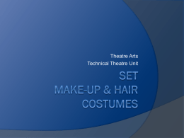 Set Makeup & Hair Costumes