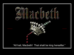 Background to Macbeth 2