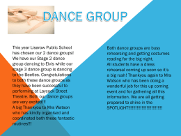 Dance Group - Lisarow Public School