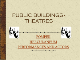public buildings - theatres - History