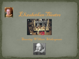 An Introduction to Elizabethan Theatre