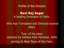 Ravi Raj Sagar