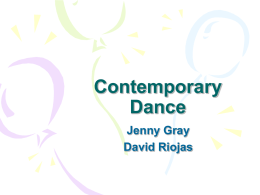 Contemporary Dance - School of Dance