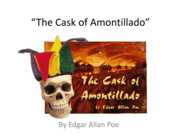 “The Cask of Amontillado”