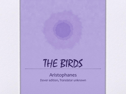 the birds - Emporia State University