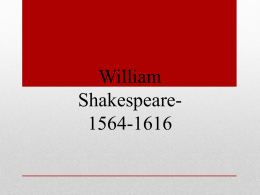 William Shakespeare-2013-2014x