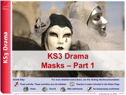 Masks - Part 1