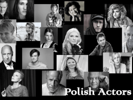 III B KŁOSOWSKA Kinga Polish Actors - Comenius