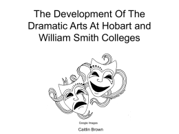 Dramatic Arts - Hobart and William Smith Colleges
